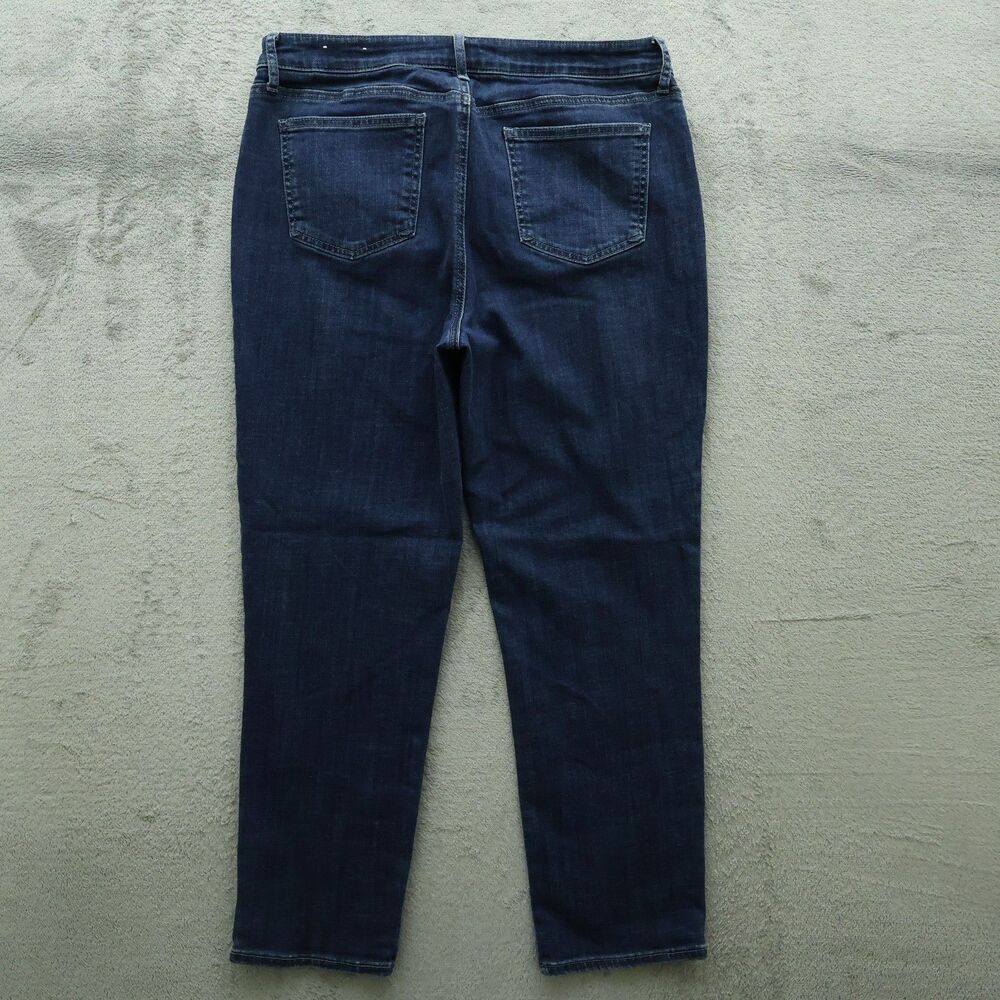Chico's Jeans Women's 2R US-12 High-Rise Girlfriend Slim Leg Ankle 27" Inseam - Picture 12 of 16